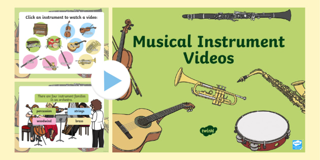 Types of Musical Instruments and Families - Video