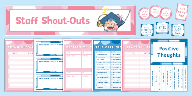 Staff Wellbeing Display Pack Wee Buns