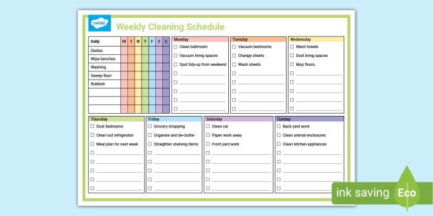 The ADHD Speed Cleaning Checklist for Home