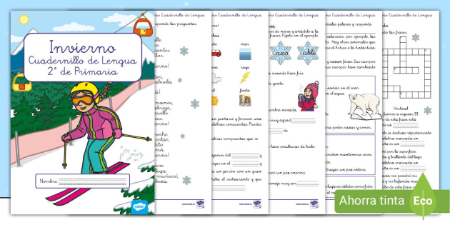 Cuadernillo de Lengua: Invierno - 2º de Primaria