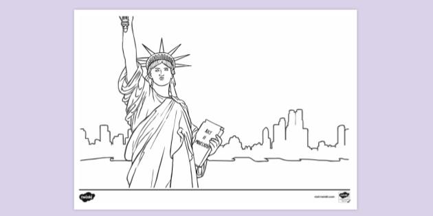 new york city colouring sheet colouring sheets