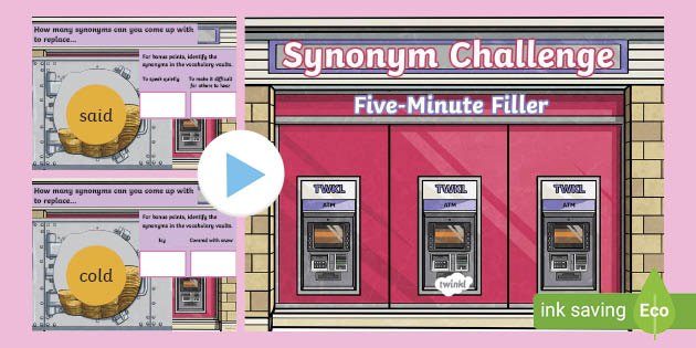 synonym-challenge-five-minute-filler-powerpoint