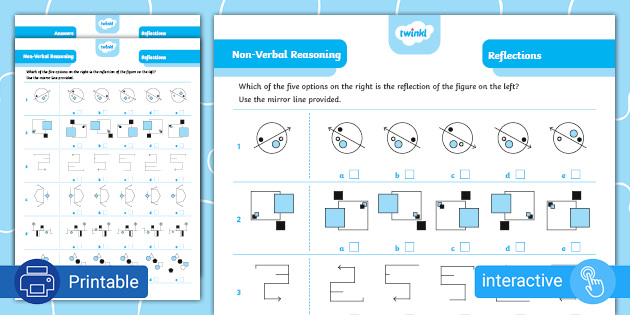 non-verbal-reasoning-reflections-twinkl-puzzled