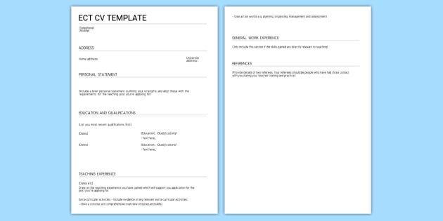 ect-nqt-cv-example-trainee-teaching-resources