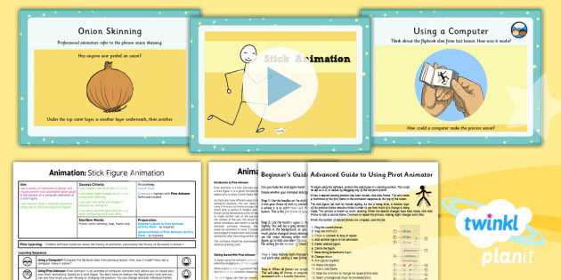 Computing: Animation: Stick Animation Year 4 Lesson Pack 2