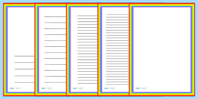 Editable rainbow borders picture