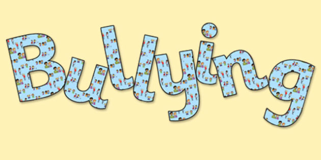 Bullying' Display Lettering - bullying, bullying display, anti-bullying