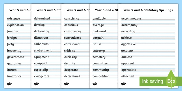 year-5-and-6-statutory-spellings-handwriting-practice-worksheets