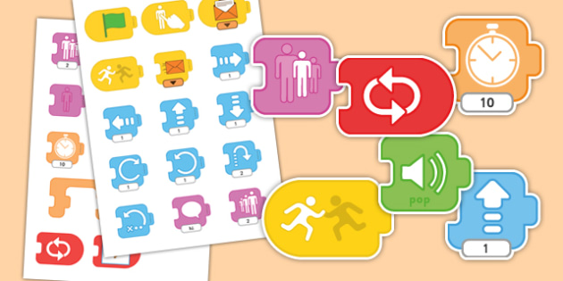 Editable & Printable Scratch Blocks - iCompute