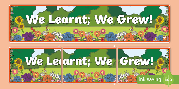Kindergarten Graduation Editable Display Banner