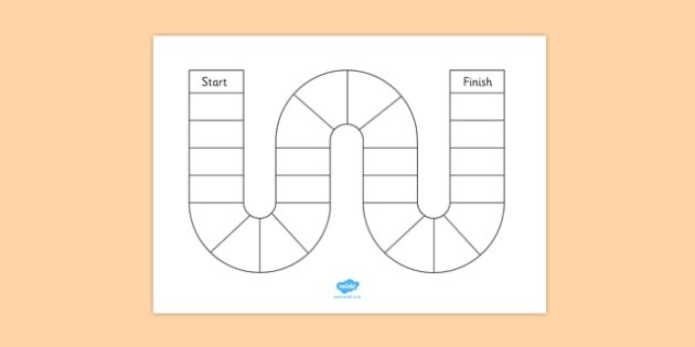 Printable Game Board Templates – Lesson Plans