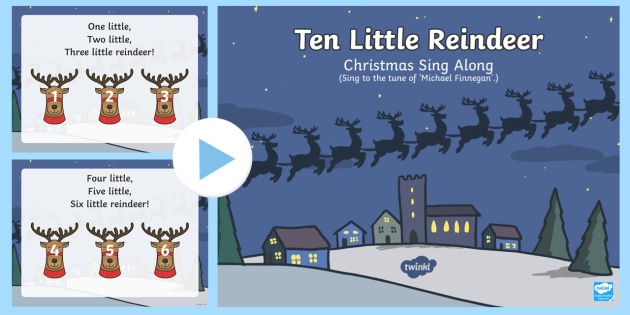 new ten little reindeer sing along song powerpoint powerpoint christmas song christmas - Animals Singing Christmas Songs new ten little reindeer sing along song powerpoint powerpoint christmas song christmas - Animals Singing Christmas Songs