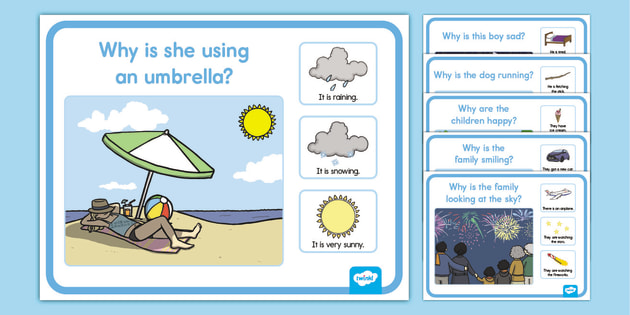 Summer Cause and Effect Scene and Question Cards