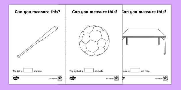 FREE! - Measuring in cm Worksheet / Worksheets - Measuring, CM, centimetres