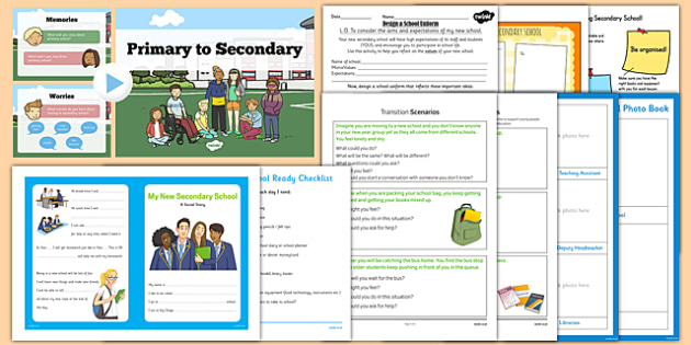 Secondary Transition Resource Pack - Year 6 to Year 7 Activities