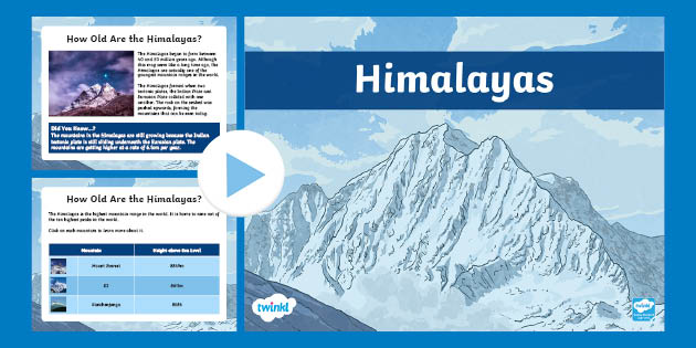 KS2 Himalayas Information PPT (teacher made)