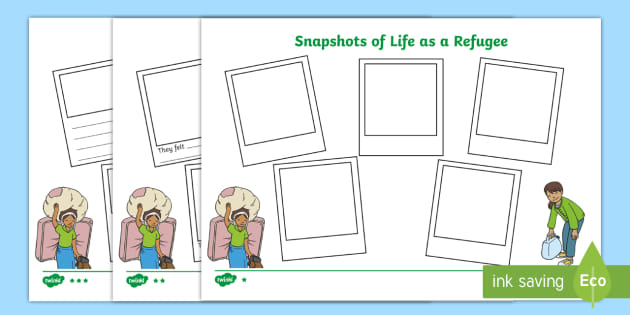 * NEW * Refugee Week Snapshots Worksheet