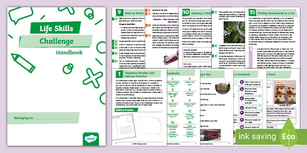 Life Skills for Children | Fun Challenge Handbook | Twinkl
