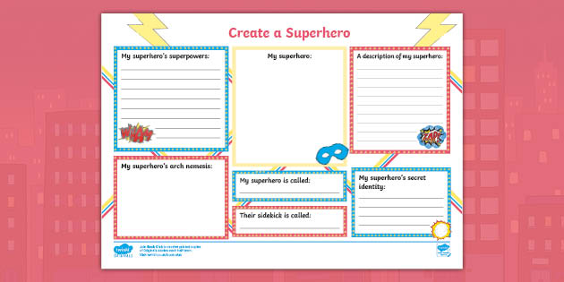 Superhero Name Generator  Twinkl Party (Teacher-Made)