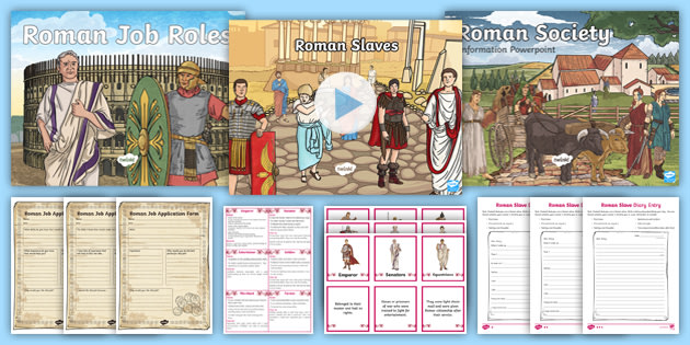 Roman Society Activity Pack (teacher made)