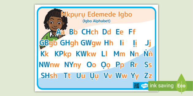 Igbo Written Language Igbo Alphabets