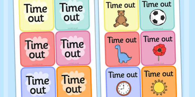 Time Out Cards SEN, Time out, Calm, behaviour management