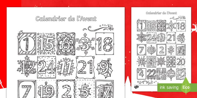 L'activité de l'avent 18 : le puzzle de Noël à colorier - GraphiCK