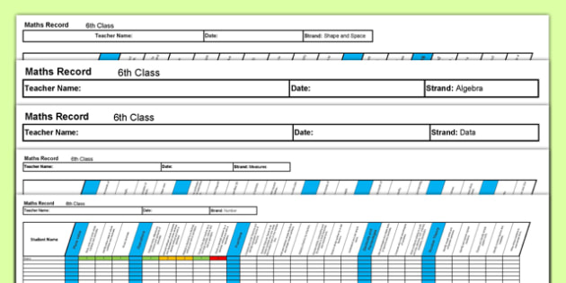 6th-class-maths-record-spreadsheet