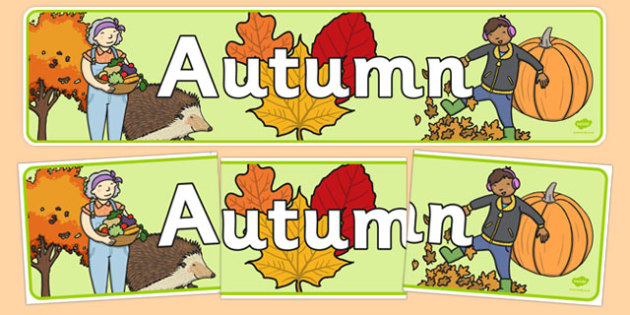 Free Autumn Display Banner