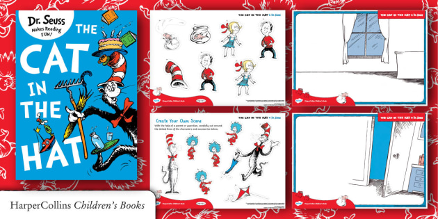 The Cat in the Hat: Create a Scene Cutting Skills Activity