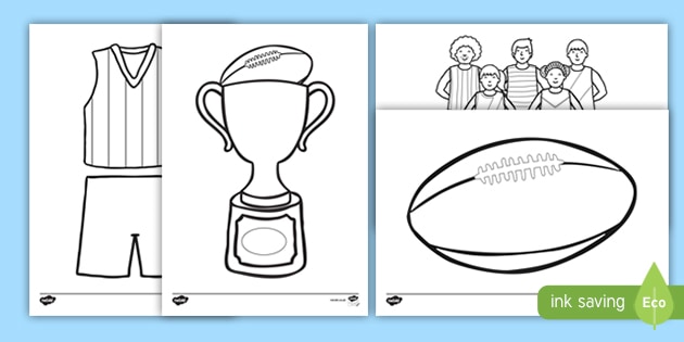 AFL Colouring Pages | Australian Sports Resource | Primary