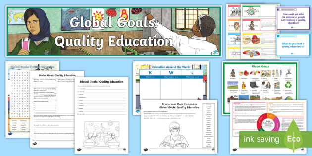 Global Goals Quality Education CfE Second Level IDL and Resource Pack
