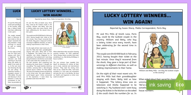 the lottery writing assignment