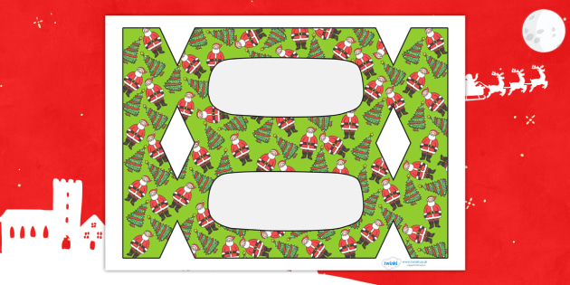 Make Your Own Christmas Crackers | Printable Resource