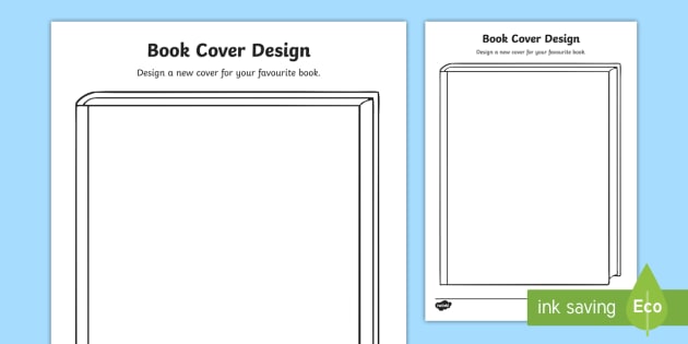 Blank Book Cover Template Printable from images.twinkl.co.uk