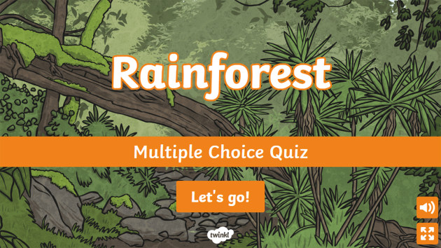The Rainforest Multiple Choice Quiz