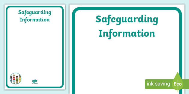 Safeguarding Information Poster (teacher Made)