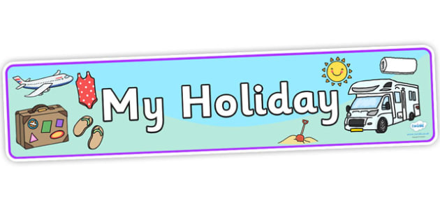 Free My Holiday Display Banner Teacher Made