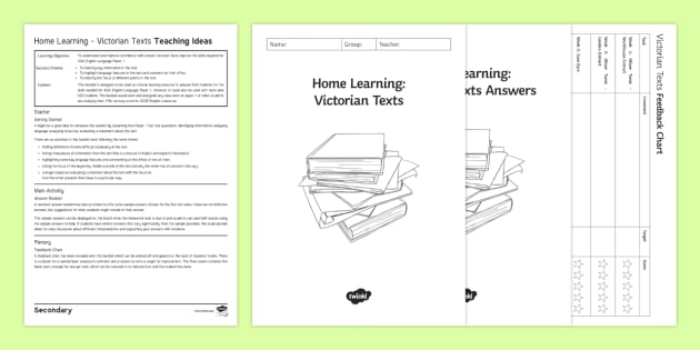 English homework booklet ks4