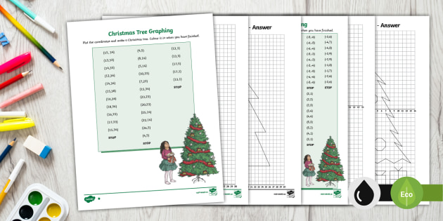 christmas-tree-plotting-coordinates-graphing-activity for Free Printable Christmas Coordinate Graphing Pictures Worksheets Christmas Tree Plotting Coordinates Graphing Activity for Free Printable Christmas Coordinate Graphing Pictures Worksheets