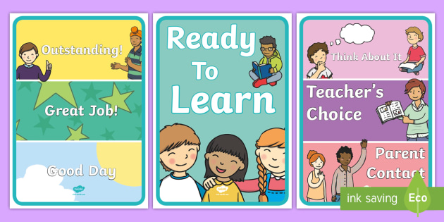 Ready To Learn Clip Chart
