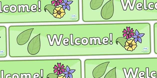Garden Center Welcome Display Banner 1 Banner Display Garden