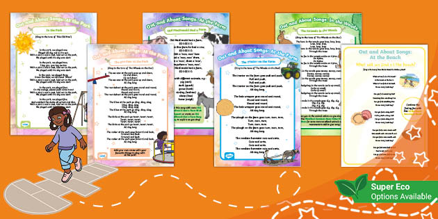 Pack of Songs for Days Out Family Fun Activities