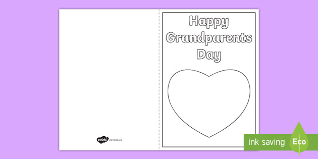 grandparents day cards for kids to make