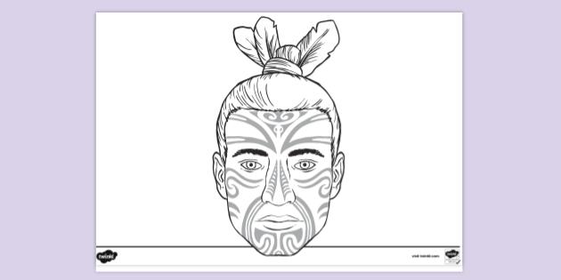 Free Maui Brother 4 Mask Colouring Sheet Teacher Made