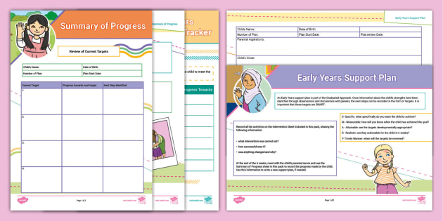 early-years-support-plan-pack-teacher-made