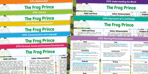 Eyfs The Frog Prince Lesson Plan And Enhancement Ideas