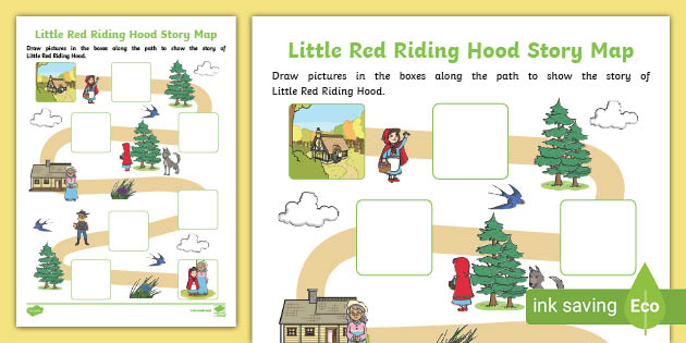 Little Red Riding Hood Story Map Activity