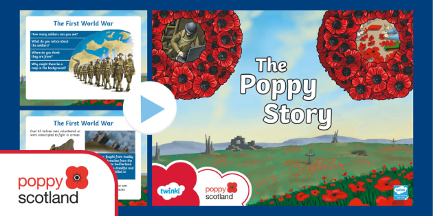 Poppy Scotland Information PowerPoint | Second Level | CfE