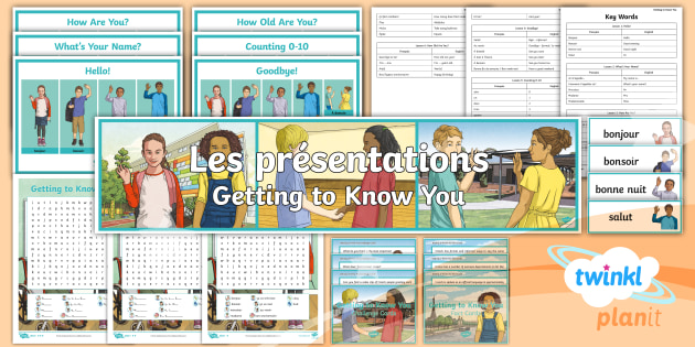 French Display KS2 - Getting to Know You Additional Resource
